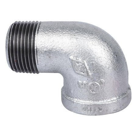 PROSOURCE Exclusively Orgill Street Pipe Elbow, 1 in, Threaded, 90 deg Angle, SCH 40 Schedule 6-1G